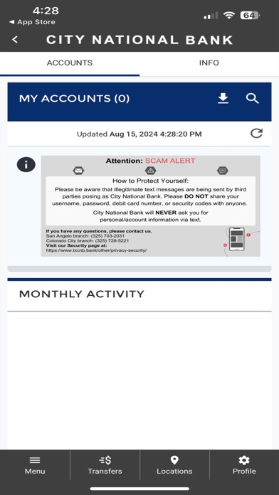 CNB of Colorado City Screenshot