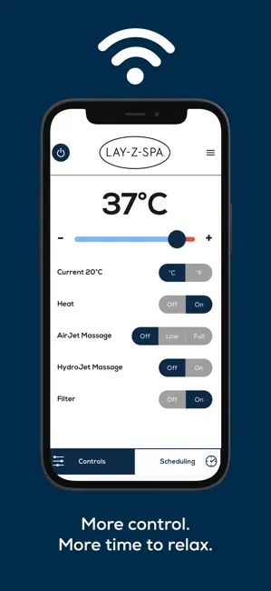 Lay-Z-Spa WiFi App iPhone screenshot 2