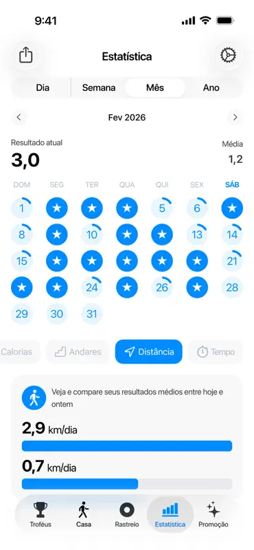 Pedômetro - Сontador de Passos screenshot 6 of 10