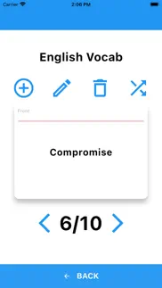 flashcard study buddy iphone screenshot 3