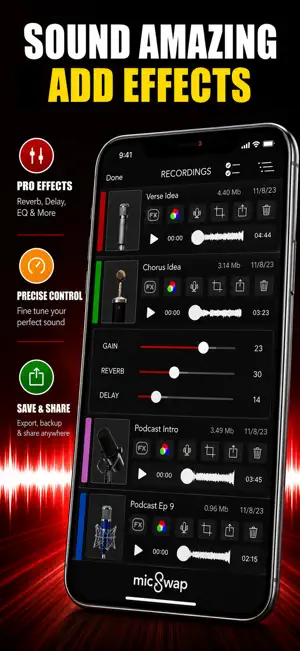 MicSwap: Microphone Recording screenshot 3