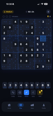 EGK Sudoku screenshot