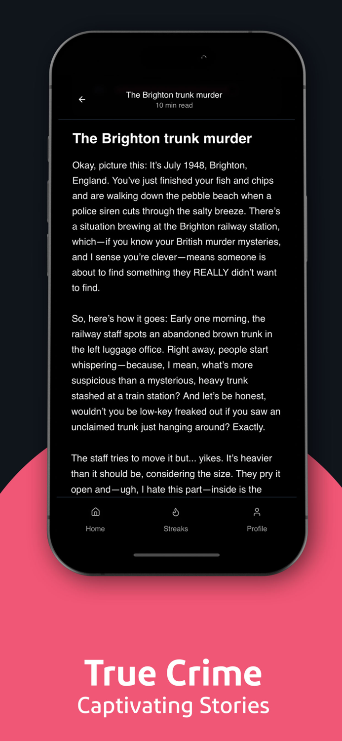 True Crime at Bedtime