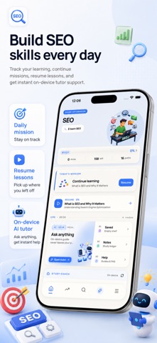 Learn SEO - SEO Course Offline iPhone screenshot