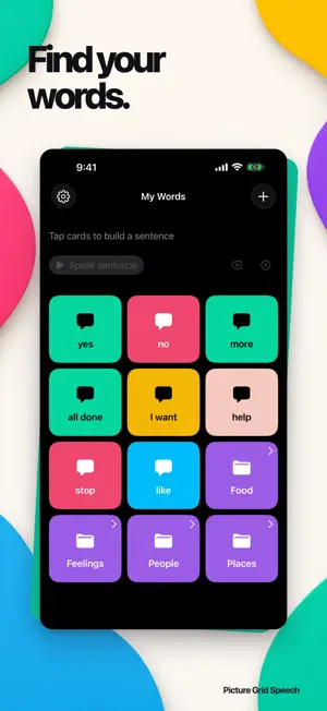 Picture Grid Speech screenshot 1