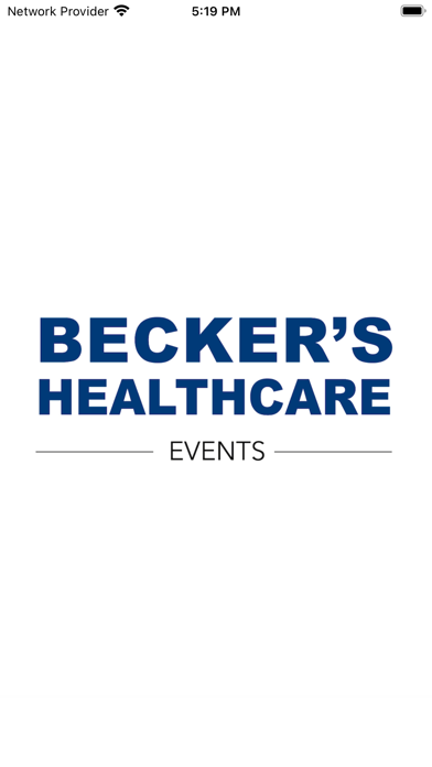 Becker’s Healthcare Events Screenshot