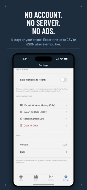 Hank: Workout Tracker & Log screenshot 2
