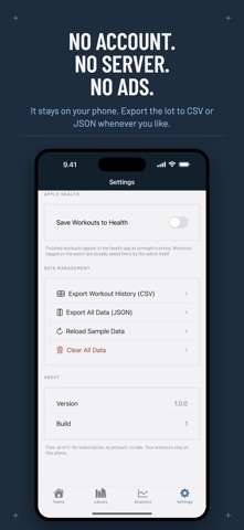 Hank: Workout Tracker & Log Screenshot 2 of 5