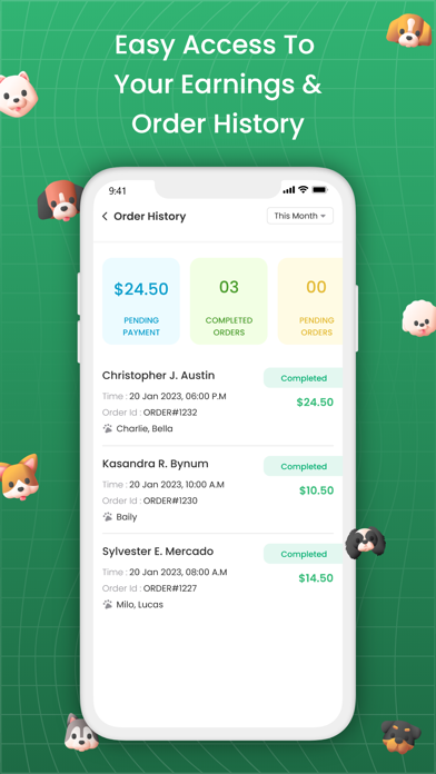 Fox-Dog-walking Provider Screenshot