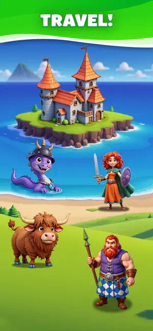 Merge Travel: Build Dream Town screenshot 4