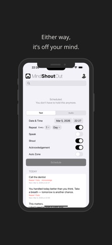 MindShoutOut-Clear Mental Load screenshot