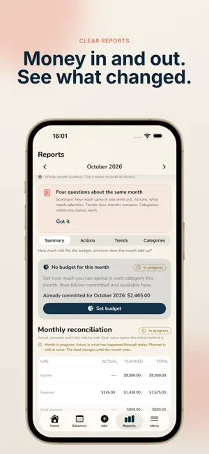Mês Leve: Budget & Cash Flow screenshot 2