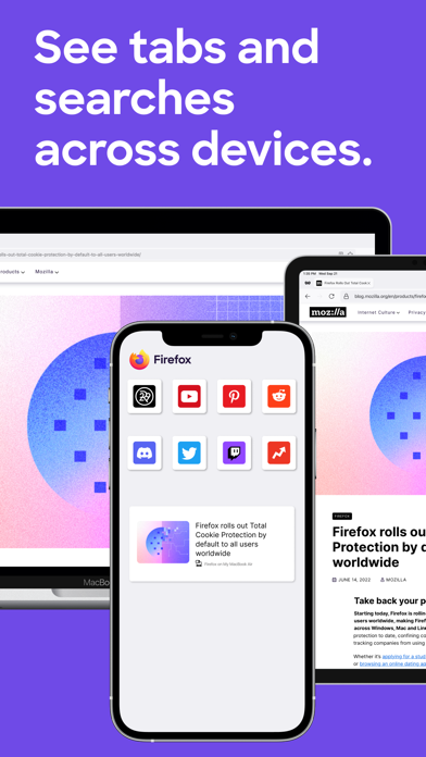 Firefox: Private Web Browser Screenshot