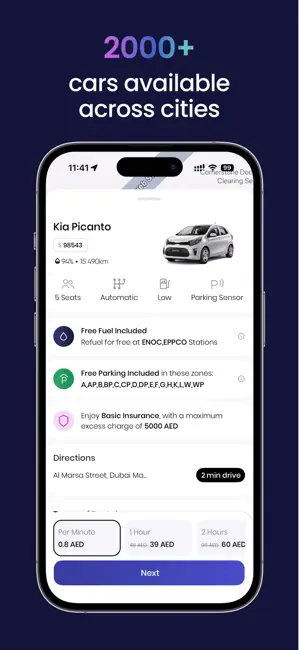 Udrive - Car Sharing & Rental iPhone screenshot 3