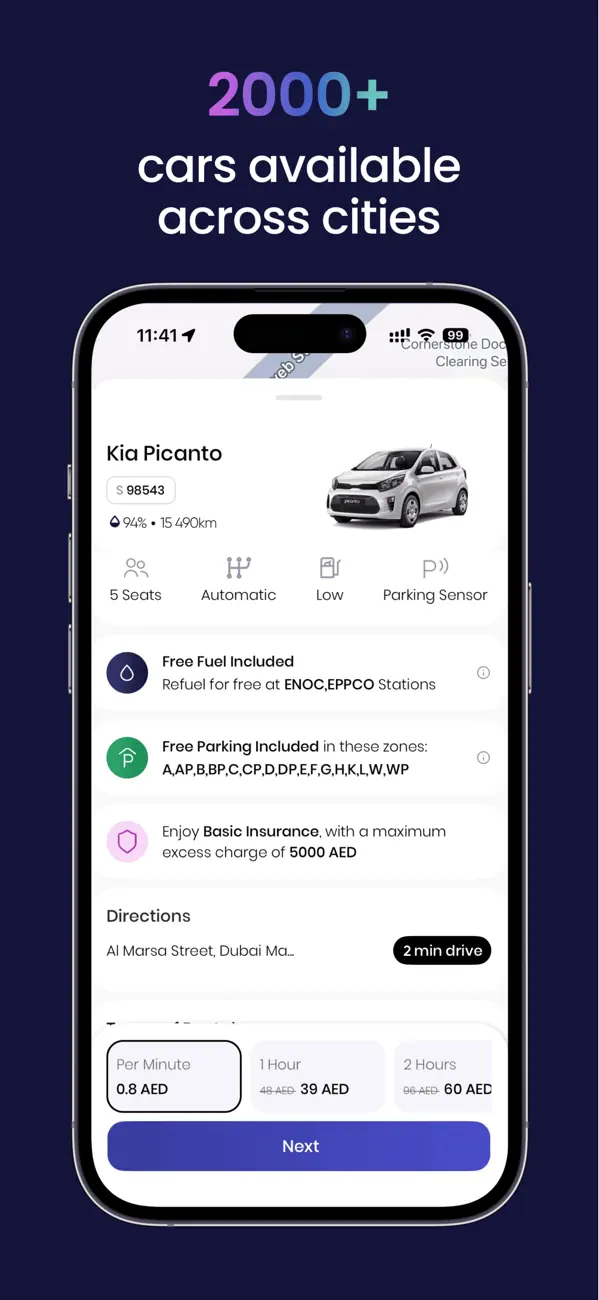 Screenshot #3 pour Udrive - Car Sharing & Rental