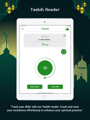 Muslim Calendar Prayer Times iPad screenshot
