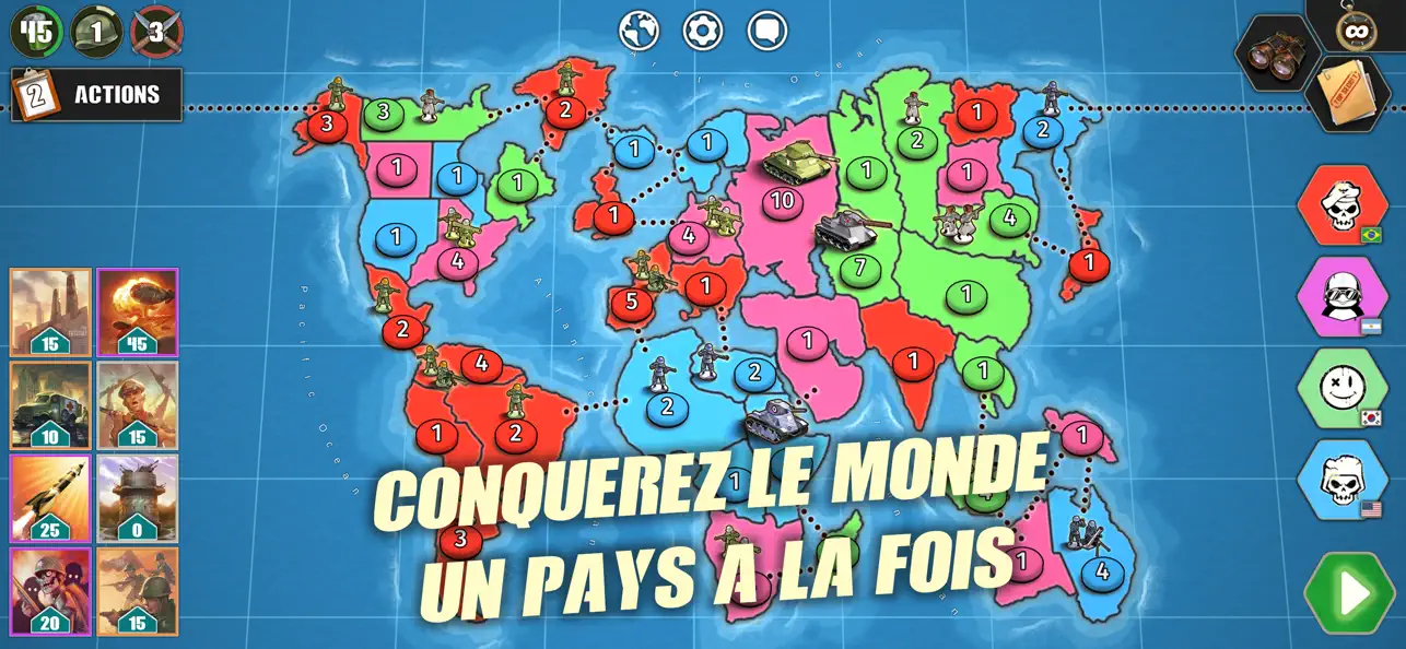 Screenshot #1 pour Risk of war - Wartime Glory