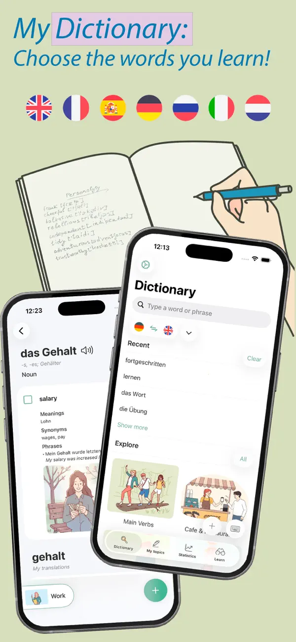 Screenshot #1 pour My Words: Learn Vocabulary