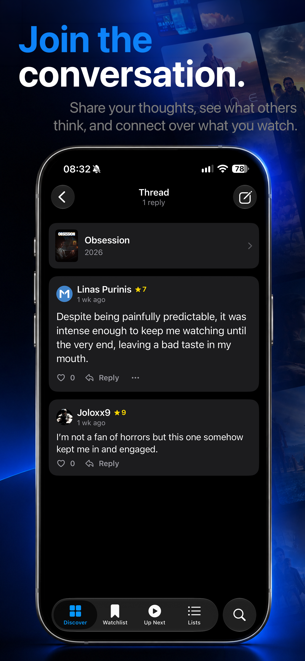 Reeel: TV & Movie Tracker screenshot 6
