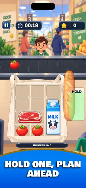 Pack It! Grocery Bag Puzzle screenshot 3