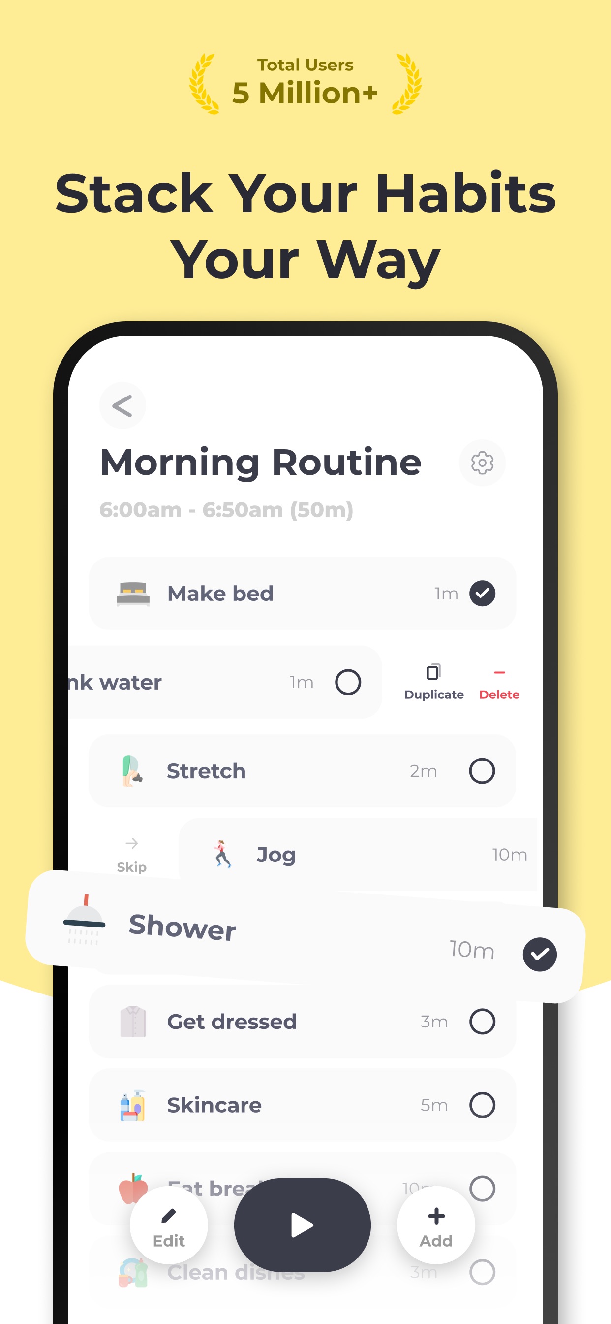 Routine Planner, Habit Tracker 스크린샷 2