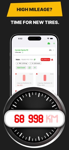 My Wheels - Car Tires Tracker iPhone screenshot