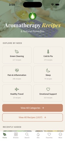 Aromatherapy Recipes screenshot