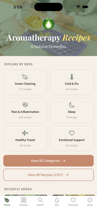 Aromatherapy Recipes Screenshot 1 of 7