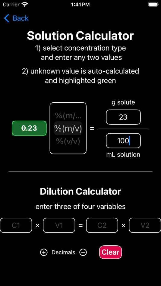 #2. DrPhos' Solution Calculator (iOS) By: Monte L Helm