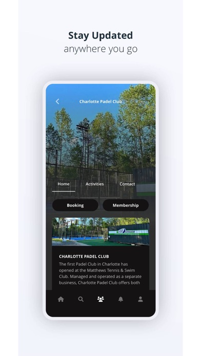Charlotte Padel Club Screenshot