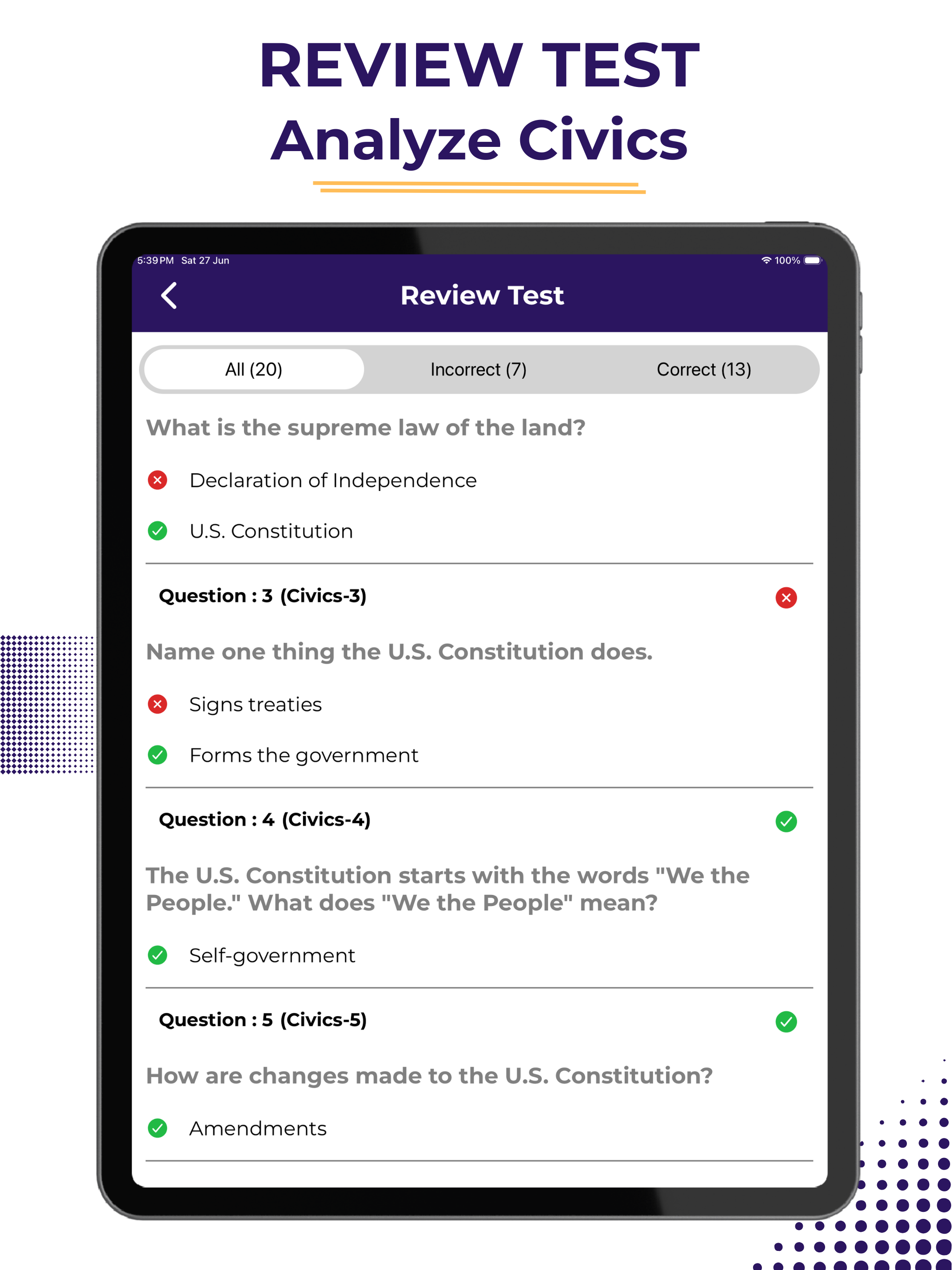 US Citizenship Study Guide screenshot 15