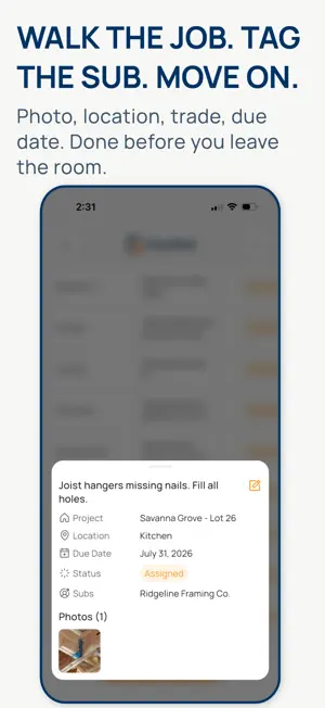 PunchPad: Punch List App screenshot 4