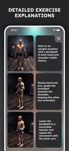Bodyweight Workouts at HomeGym iPhone screenshot