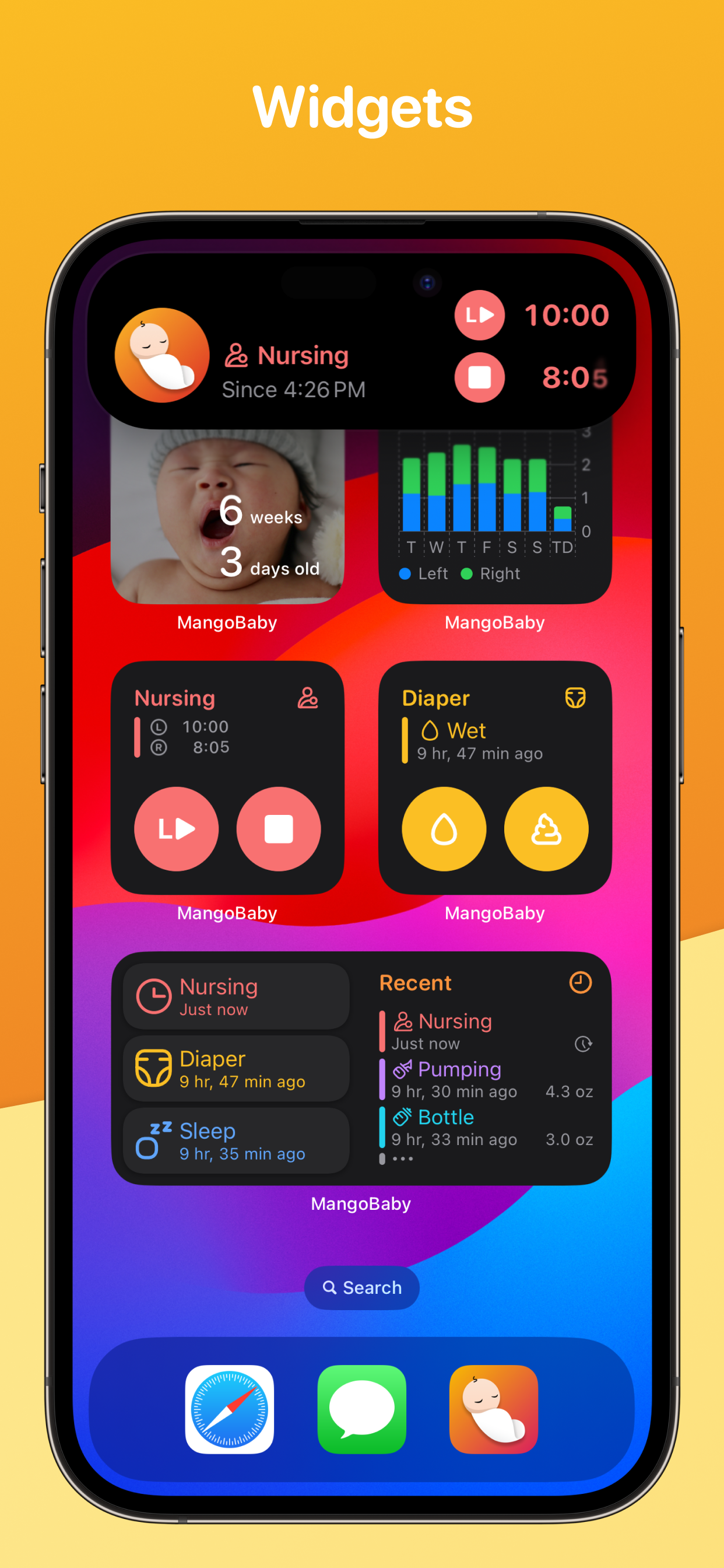 Mango Baby: Newborn Tracker