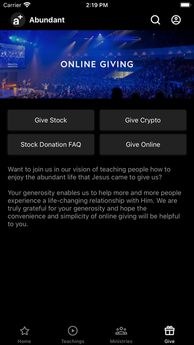 Abundant Church Screenshot