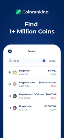 Coinranking: Track 1M+ Cryptos screenshot 4