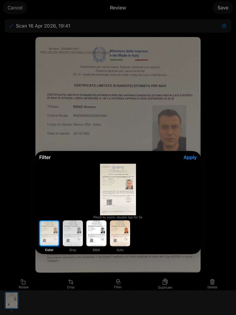 iPad screenshot