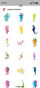 Seahorse Stickers screenshot #3 for iPhone