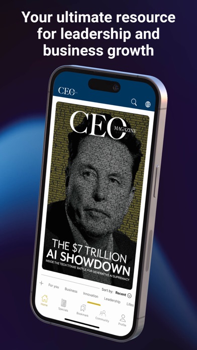 The CEO Magazine Screenshot