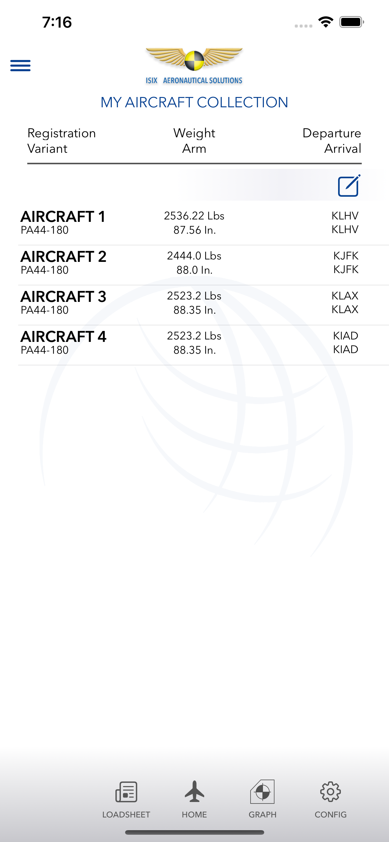 PA44 W&B mobile