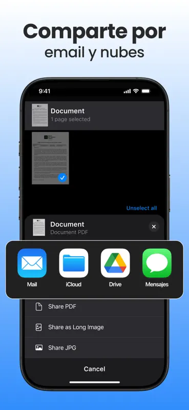 Scanner App: PDF y documentos screenshot 8 of 10