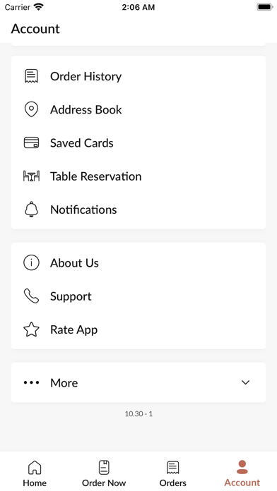 Meah Restaurant Screenshot