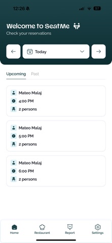 SeatMe For Restaurants screenshot