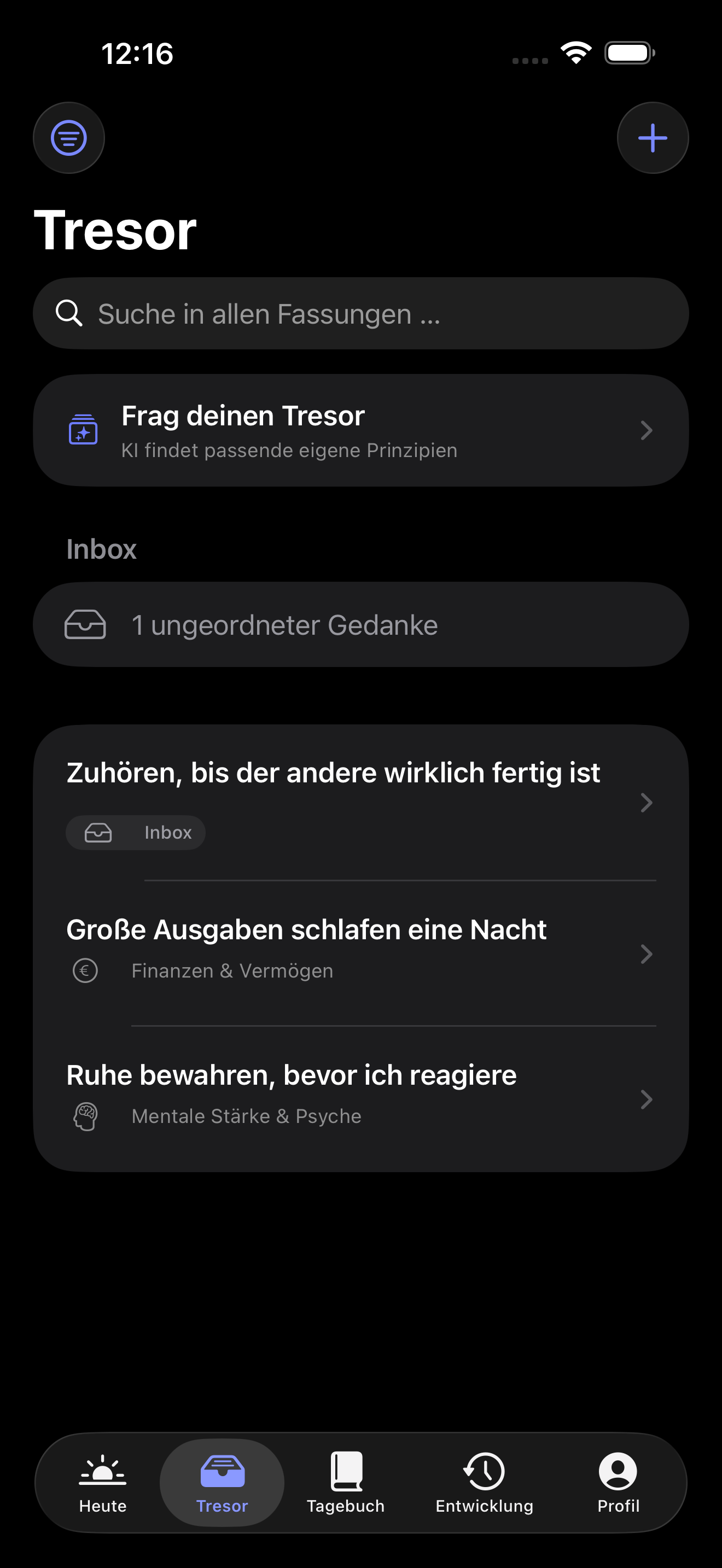 Mindset - Gedanken Tresor screenshot 4