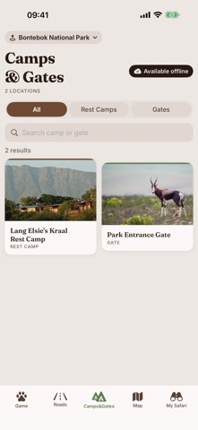 Bontebok Safari: Map & Guide screenshot 6