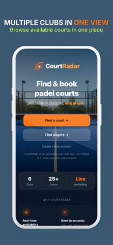 CourtRadar screenshot 1