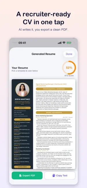 ATS Resume Checker & CV Maker screenshot 2