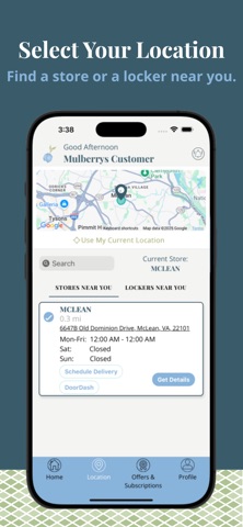 Mulberrys Garment Care iPhone screenshot