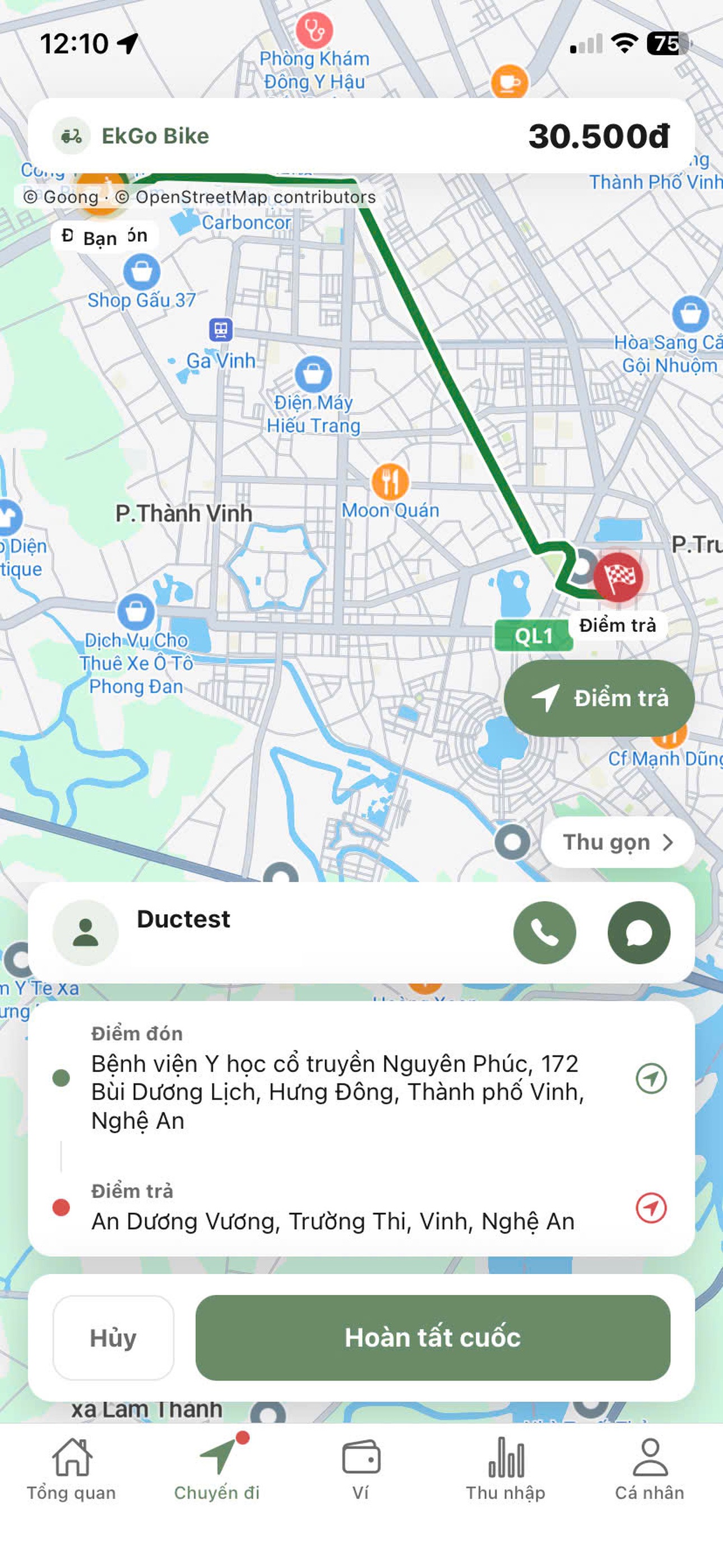 Screenshot 3 of EkGo Tài xế