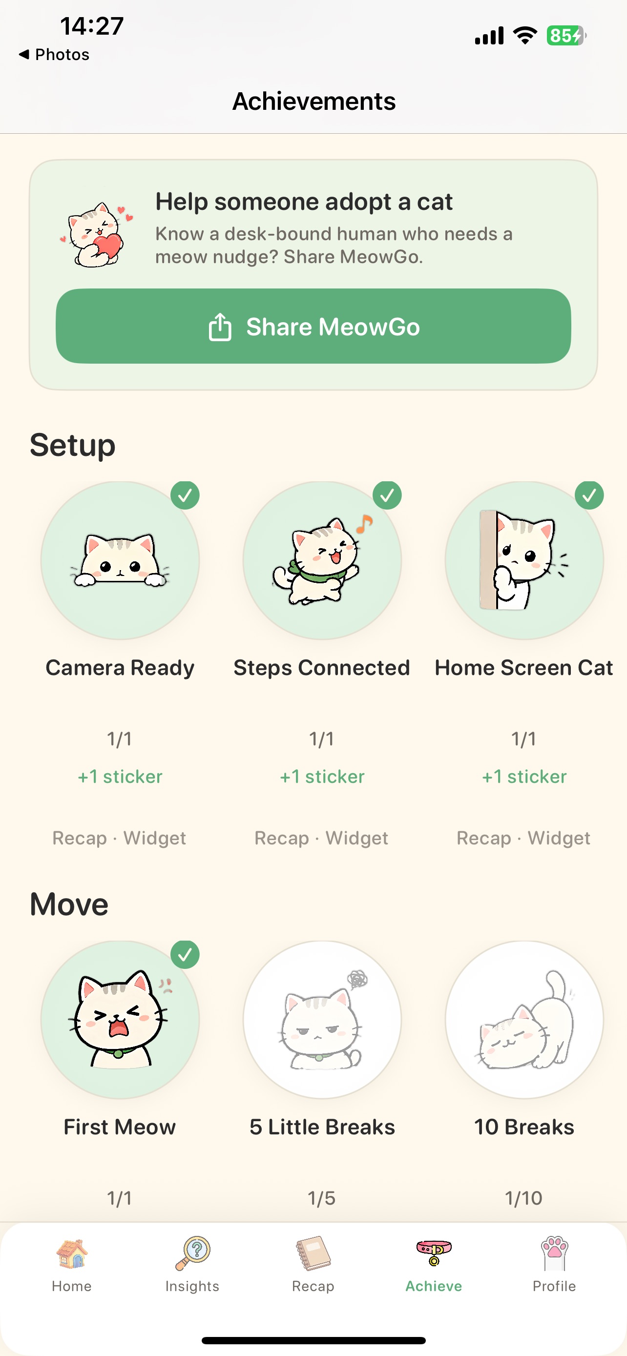Screenshot 3 of MeowGO: Walk or get meowed at